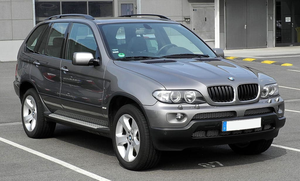 BMW X5 in a parking lot