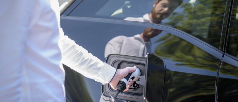 Charging electric car in australia